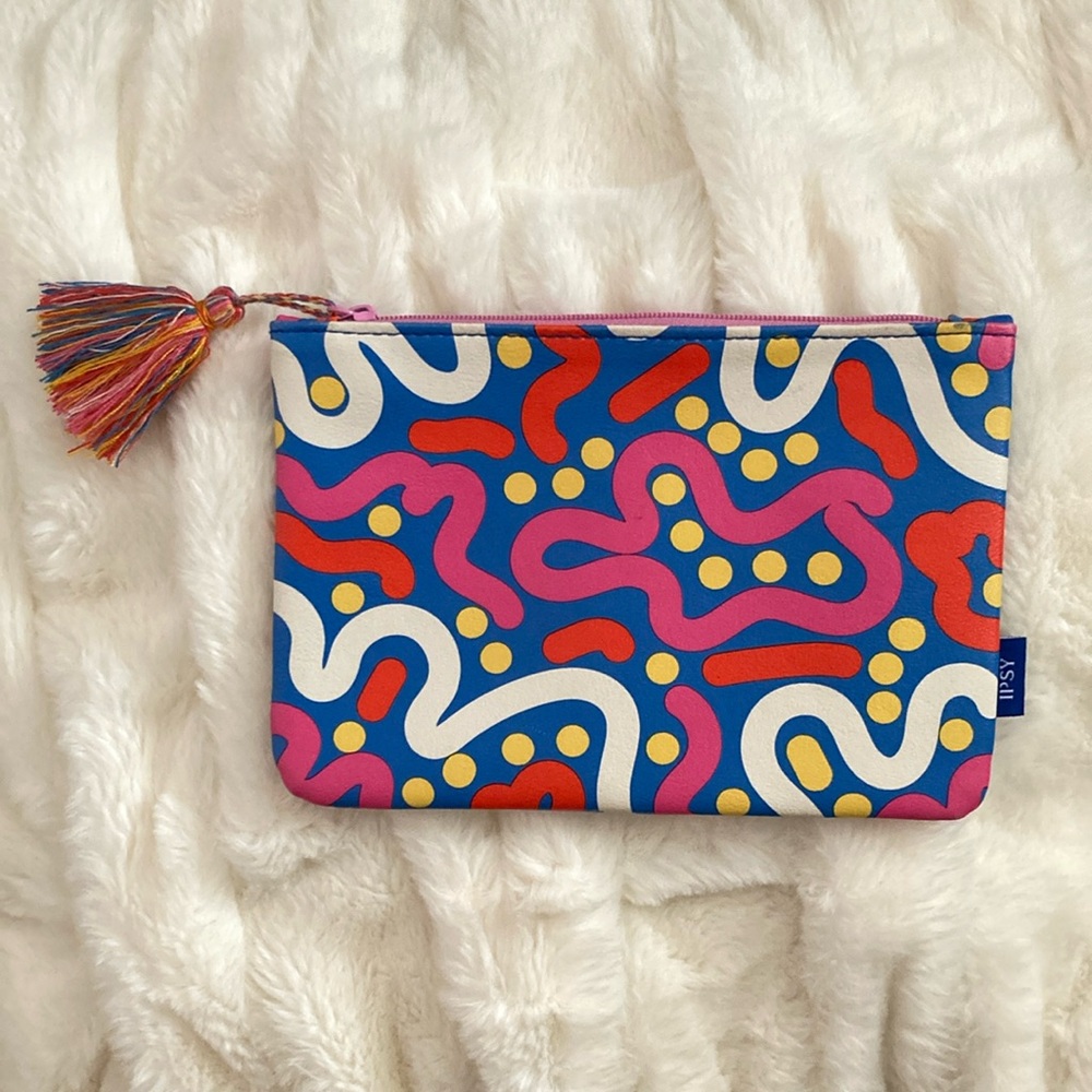 Empty Ipsy glam bag cosmetic pouch